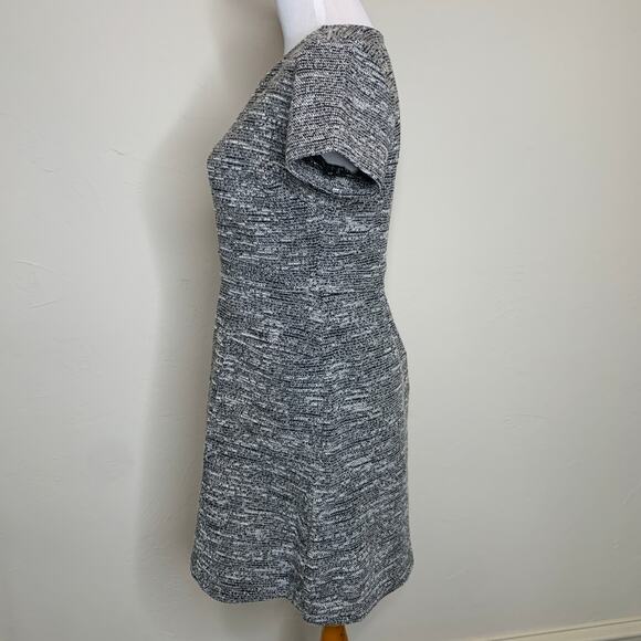 Loft Tweed Knit A Line Dress Sz 6 P - Picture 4 of 8